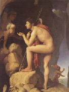 Jean Auguste Dominique Ingres Oedipus Explains the RIddle of the Sphinx (mk05) oil on canvas